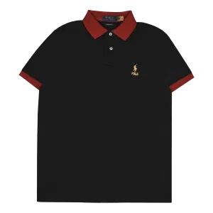 20/1 Mesh-ssl-psh Polo Black