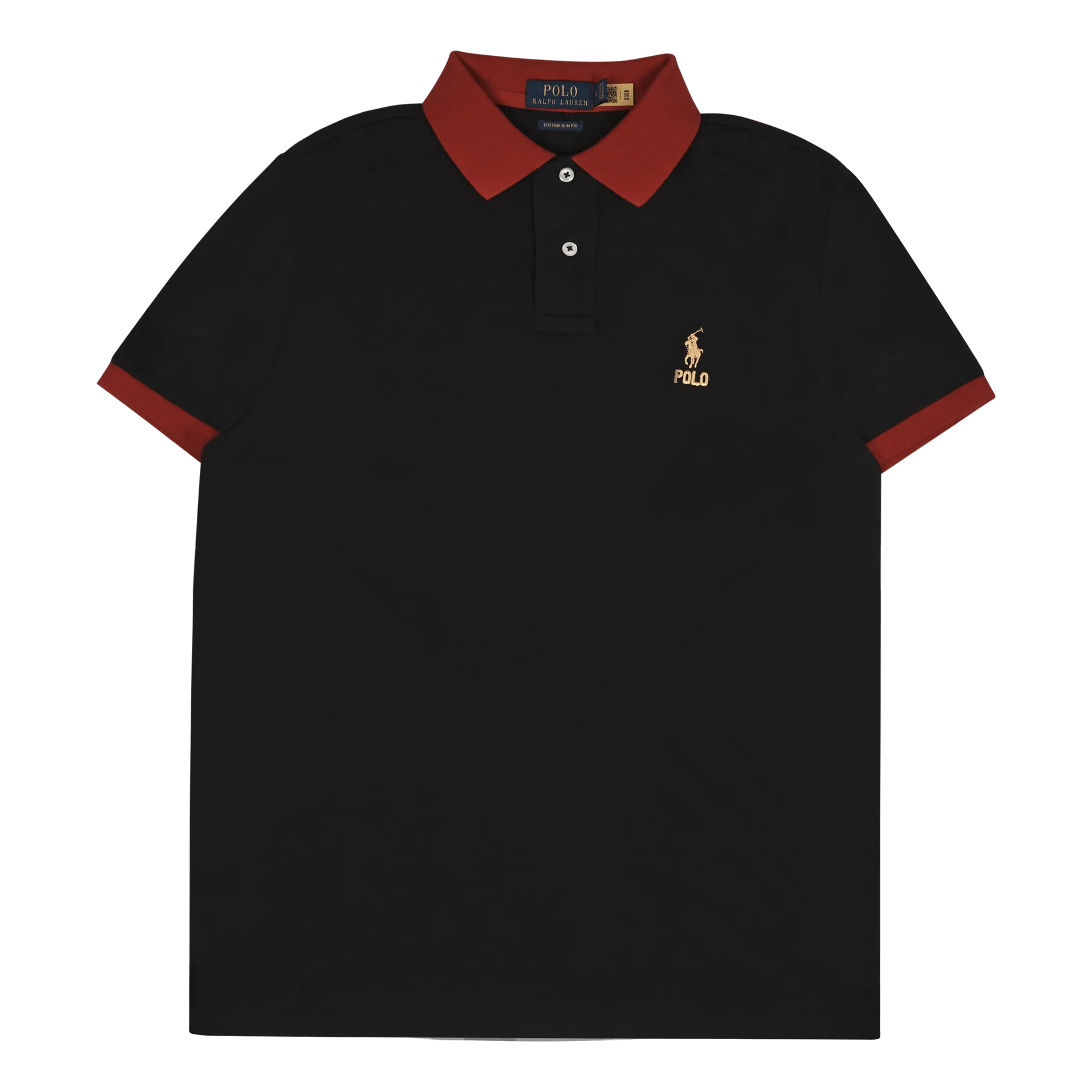 20/1 Mesh-ssl-psh Polo Black