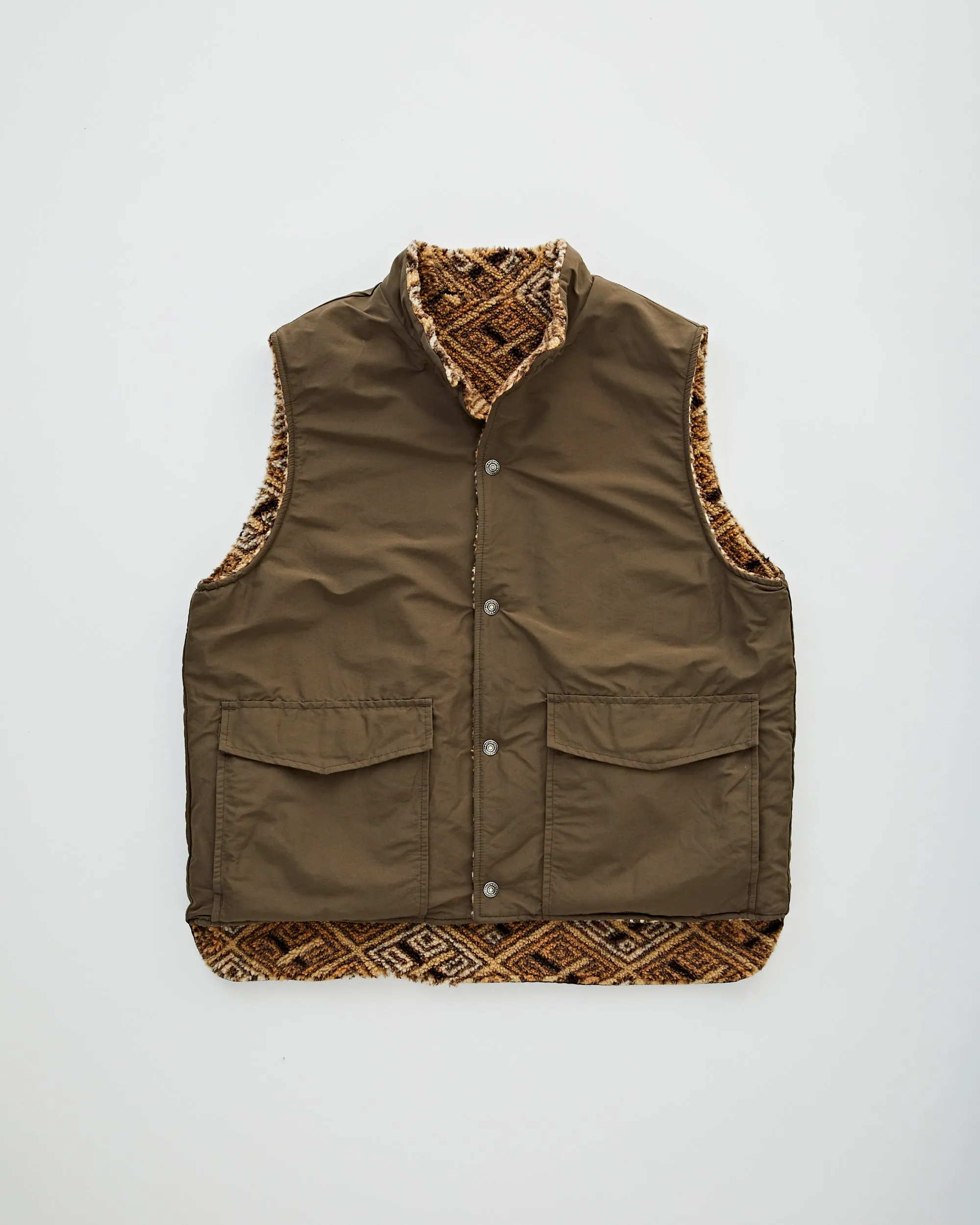60/40 Cloth Reversible Vest Army Green