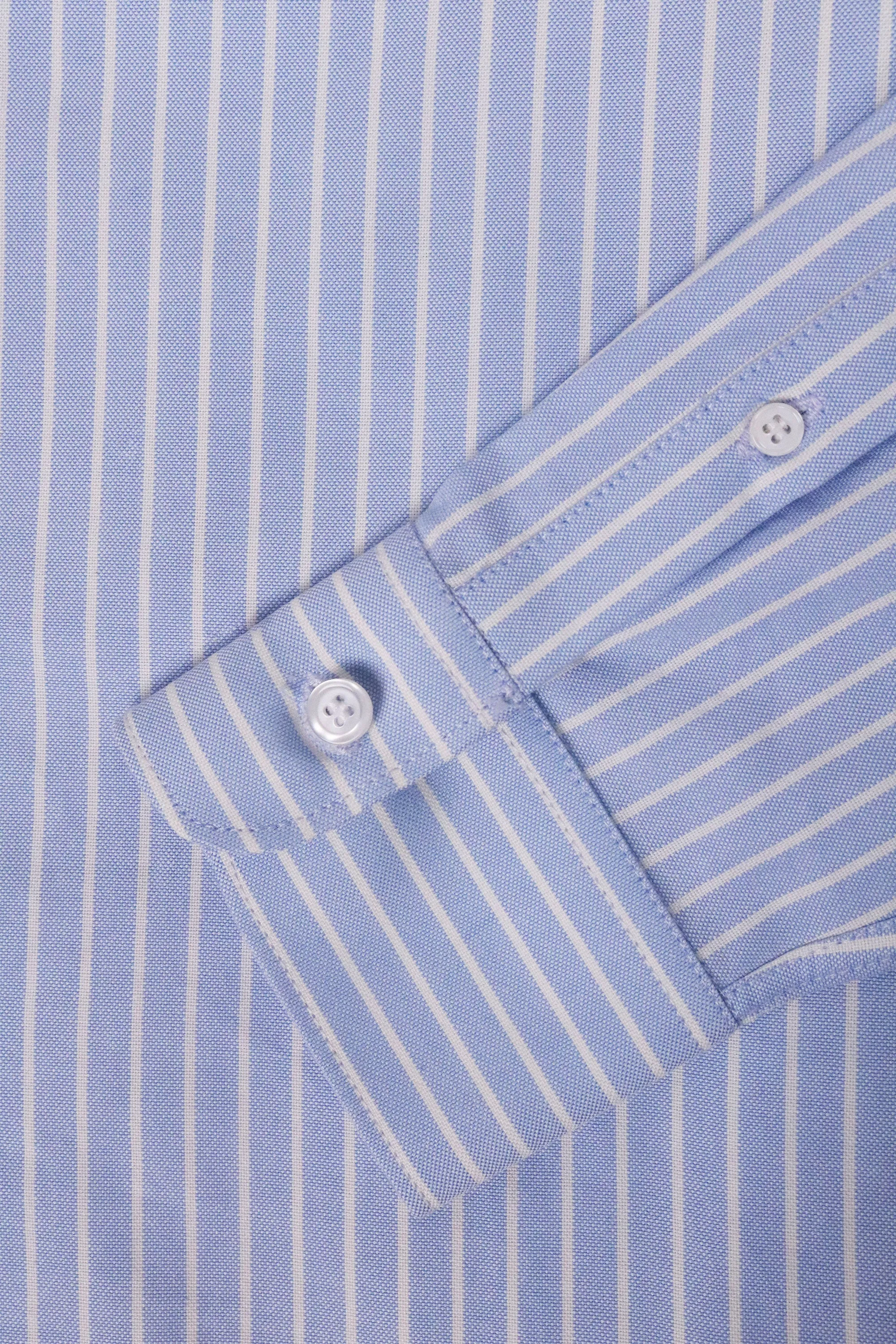 75 Vintage Blue Stripe OCBD Shirt