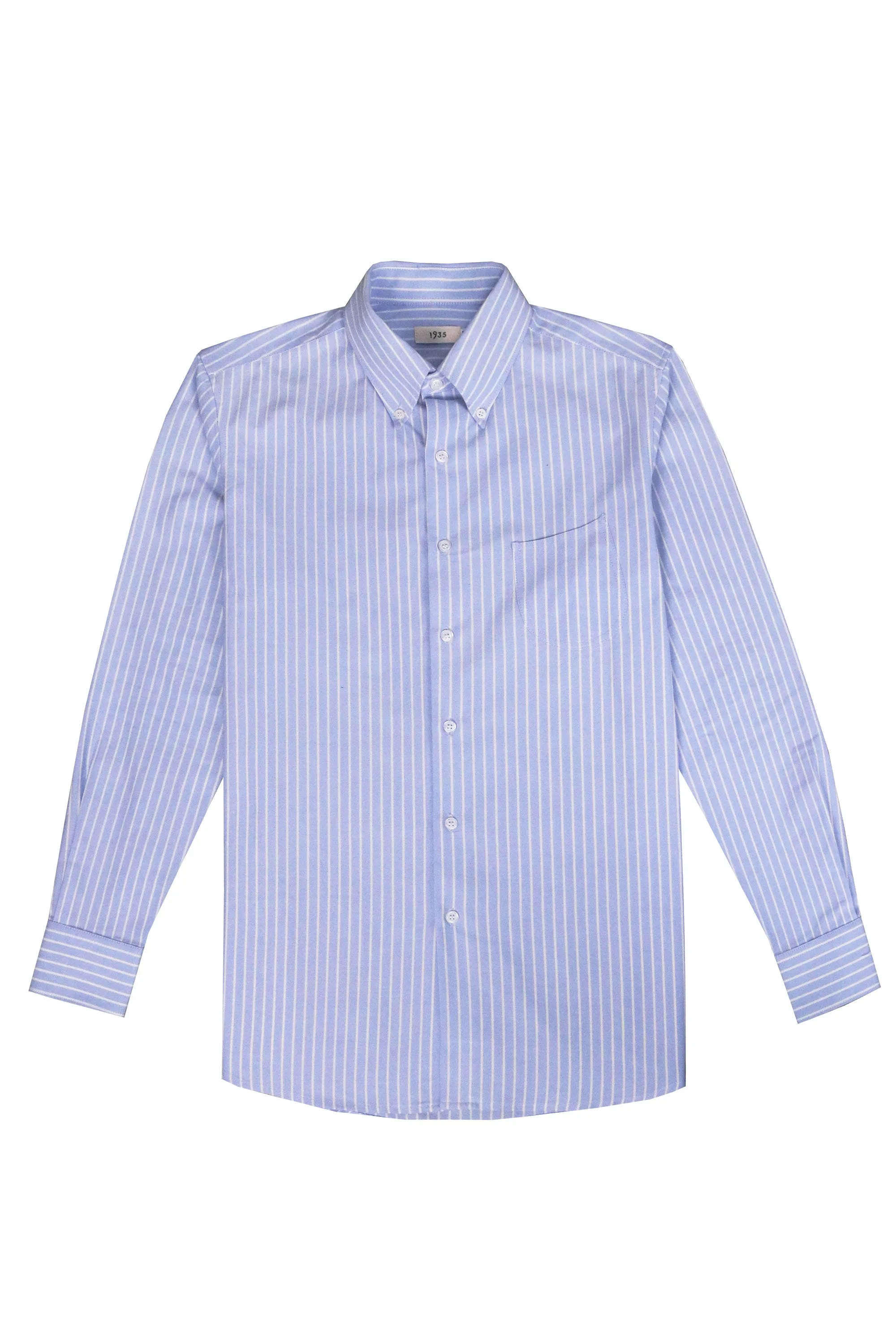 75 Vintage Blue Stripe OCBD Shirt