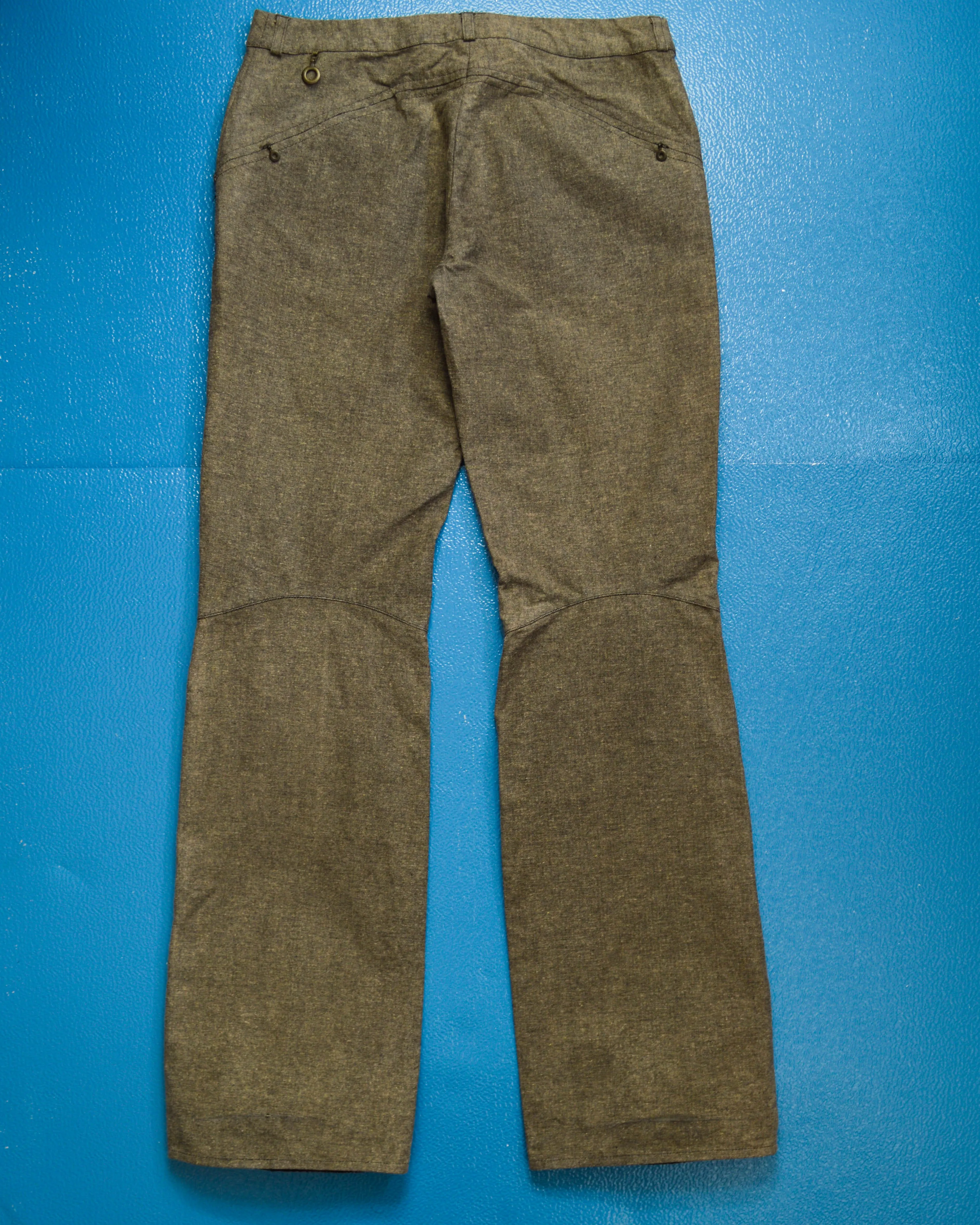 90s Hybrid Houndstooth Panelled Pants  Trousers (~31~)
