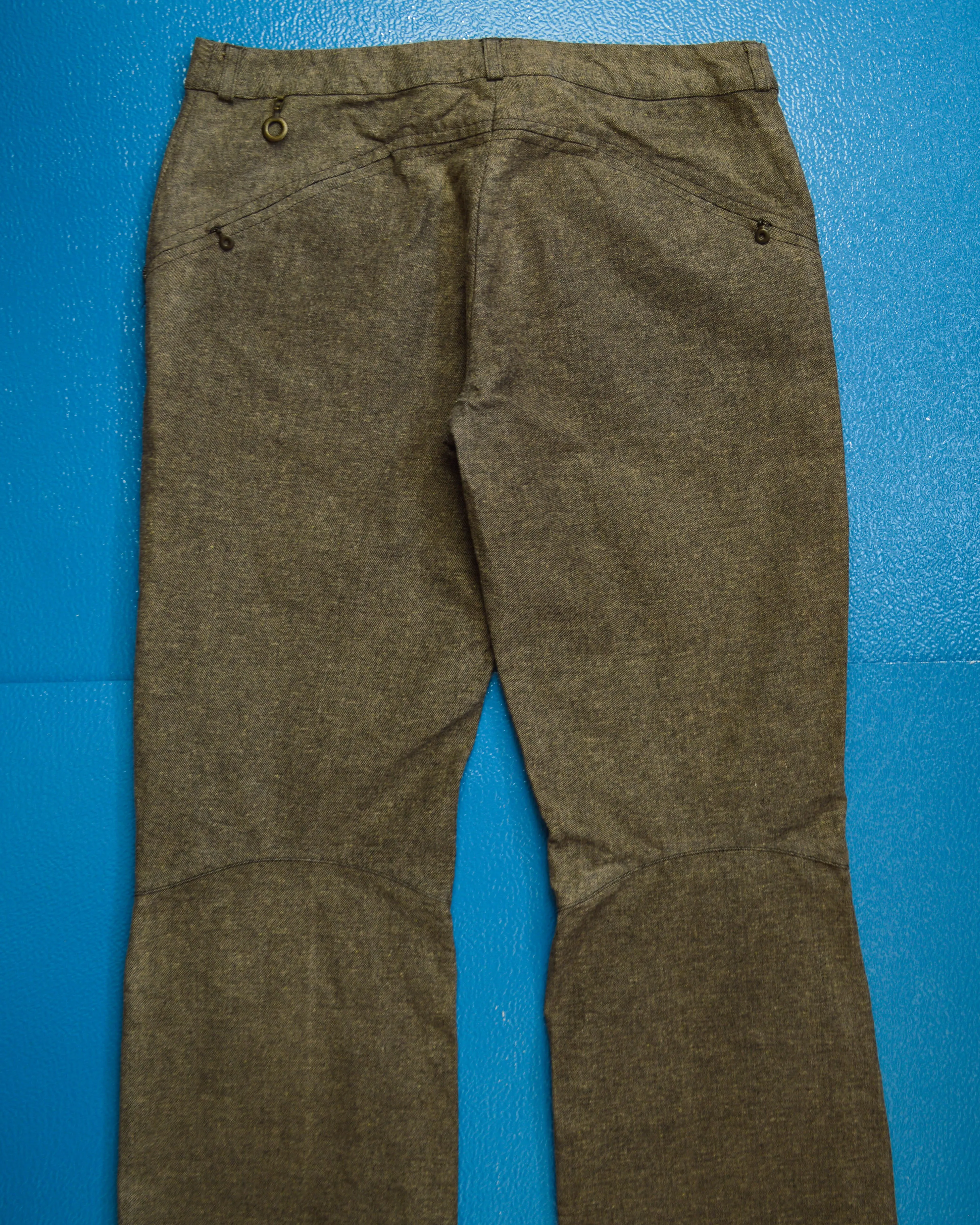 90s Hybrid Houndstooth Panelled Pants  Trousers (~31~)