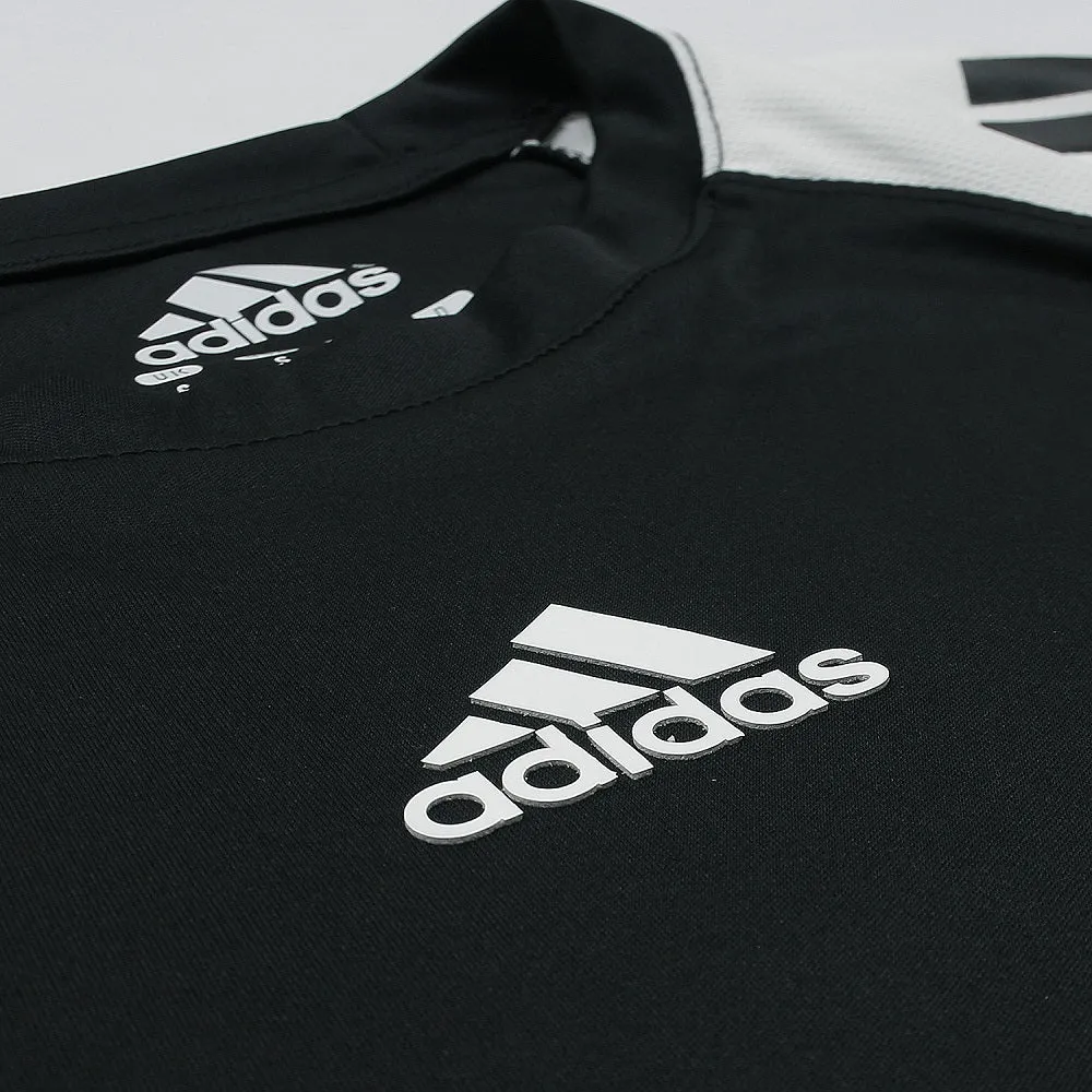 ADDAS Imported Mesh Shoulder Dri Fit T-Shirt (White & Black)