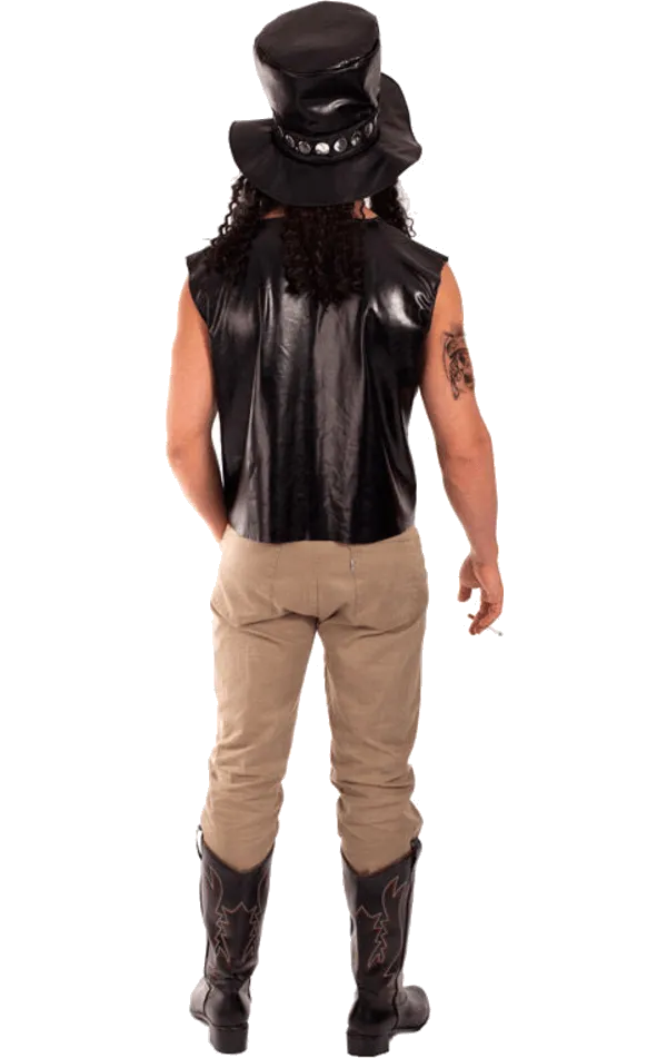 Adult Guns N Roses Slash 1980s Costume
