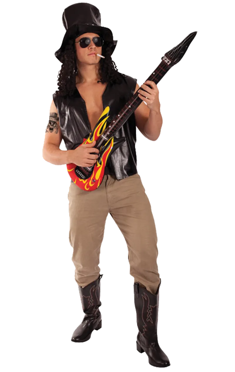 Adult Guns N Roses Slash 1980s Costume
