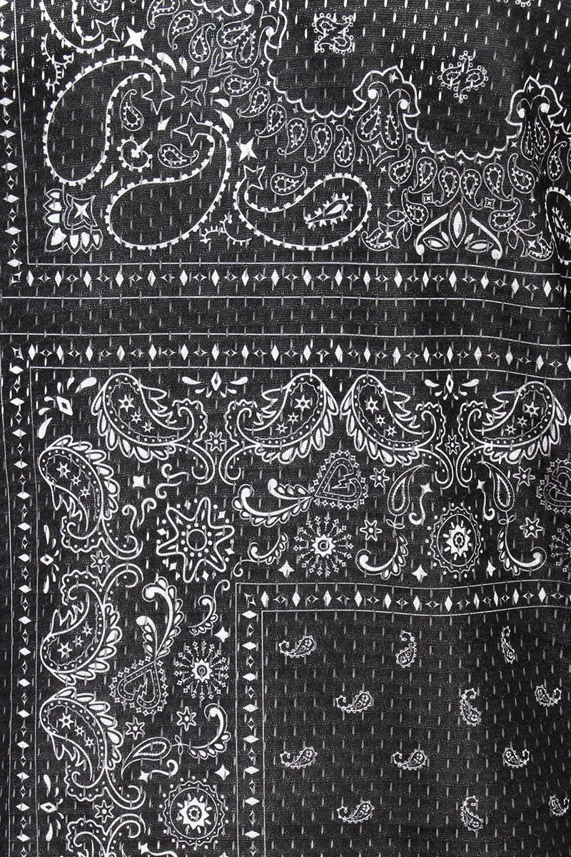 Air Mesh Bandana Print T-shirts