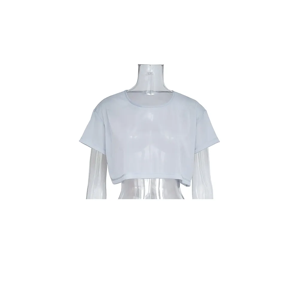 Alana- See Through Cropped T-Shirt