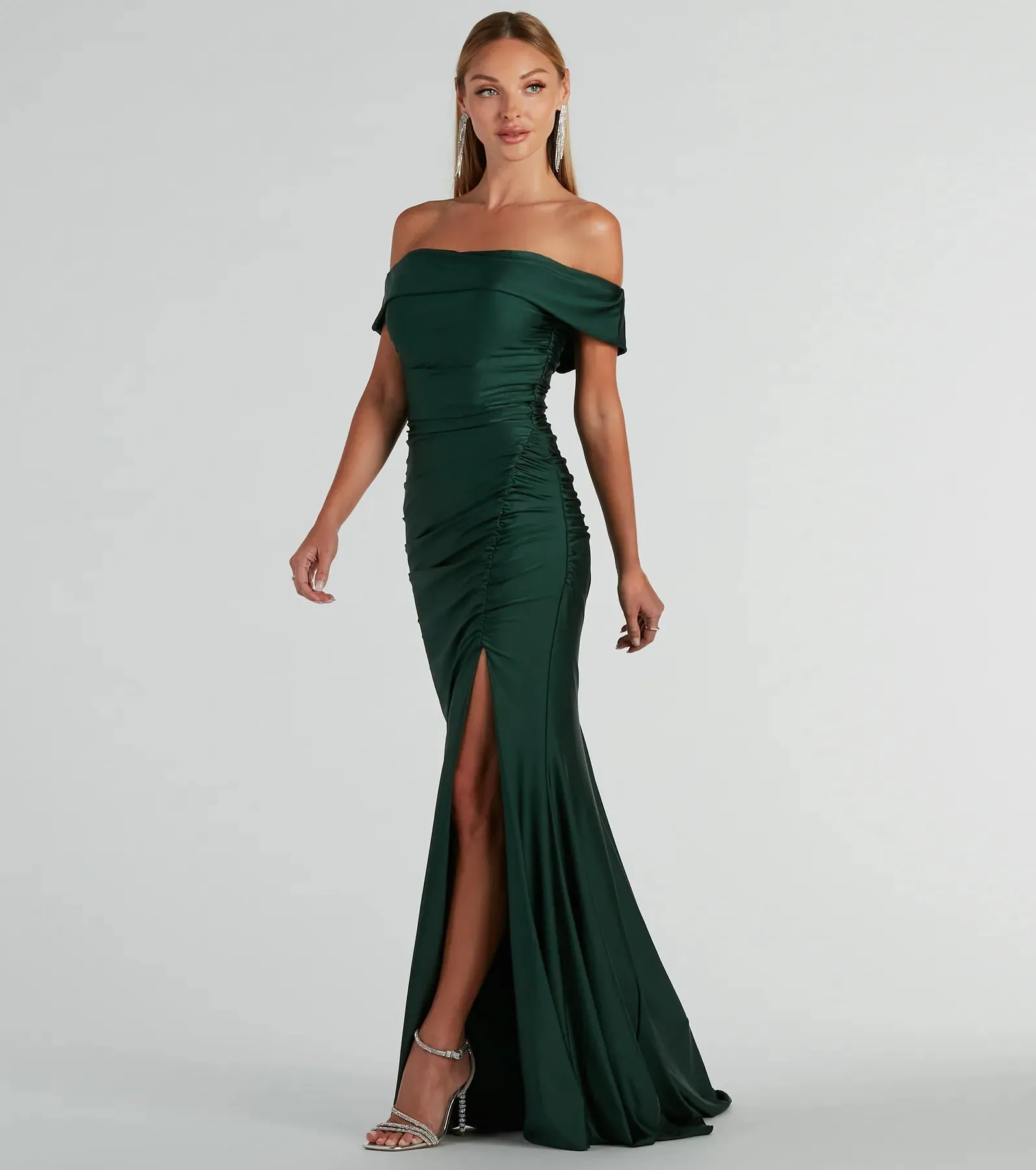 Alicia Off-The-Shoulder Mermaid Formal Dress