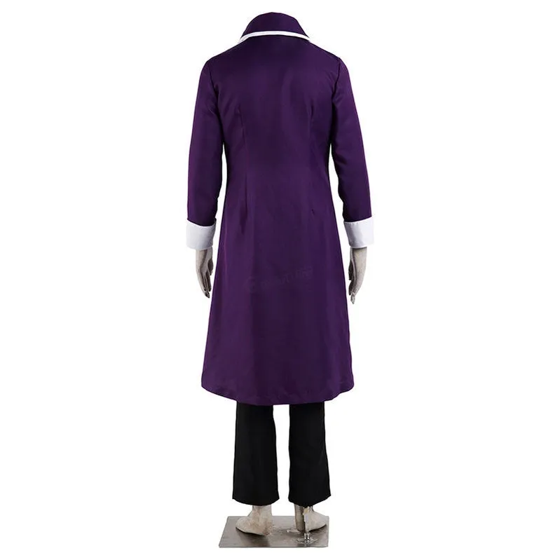 Anime Fairy Tail Natsu Team Gray Fullbuster Purple Cosplay Costume