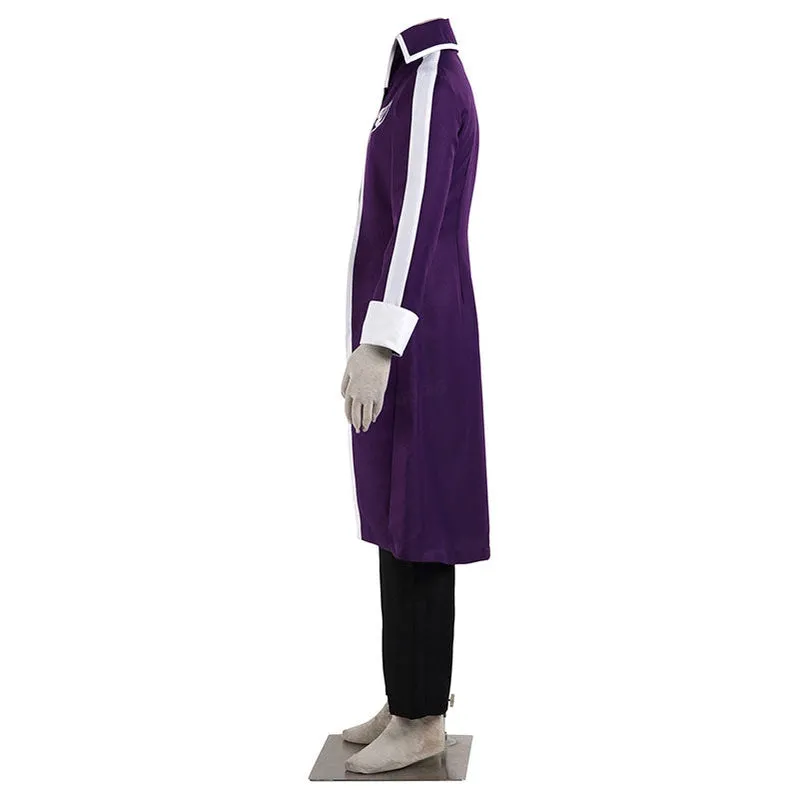 Anime Fairy Tail Natsu Team Gray Fullbuster Purple Cosplay Costume