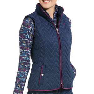 Ariat Womens Ashley Insulated Vest- MARINE BLUE