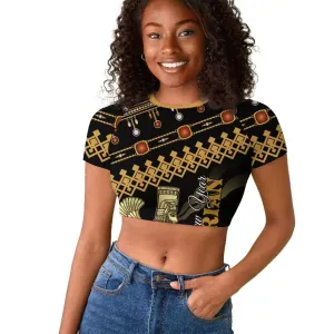 Assyrian New Year Raglan Cropped T shirt Akitu 6774 Kha B Nissan LT01