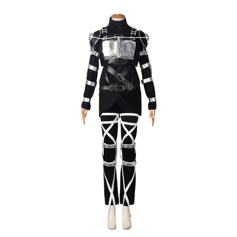 Attack on Titan 4 The Final Season Rivaille Superhero Outfit Shingeki no Kyojin Team Armour Uniform Halloween Cosplay Costumes