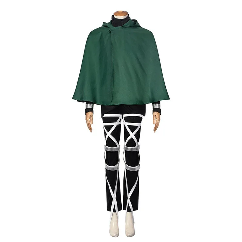 Attack on Titan 4 The Final Season Rivaille Superhero Outfit Shingeki no Kyojin Team Armour Uniform Halloween Cosplay Costumes