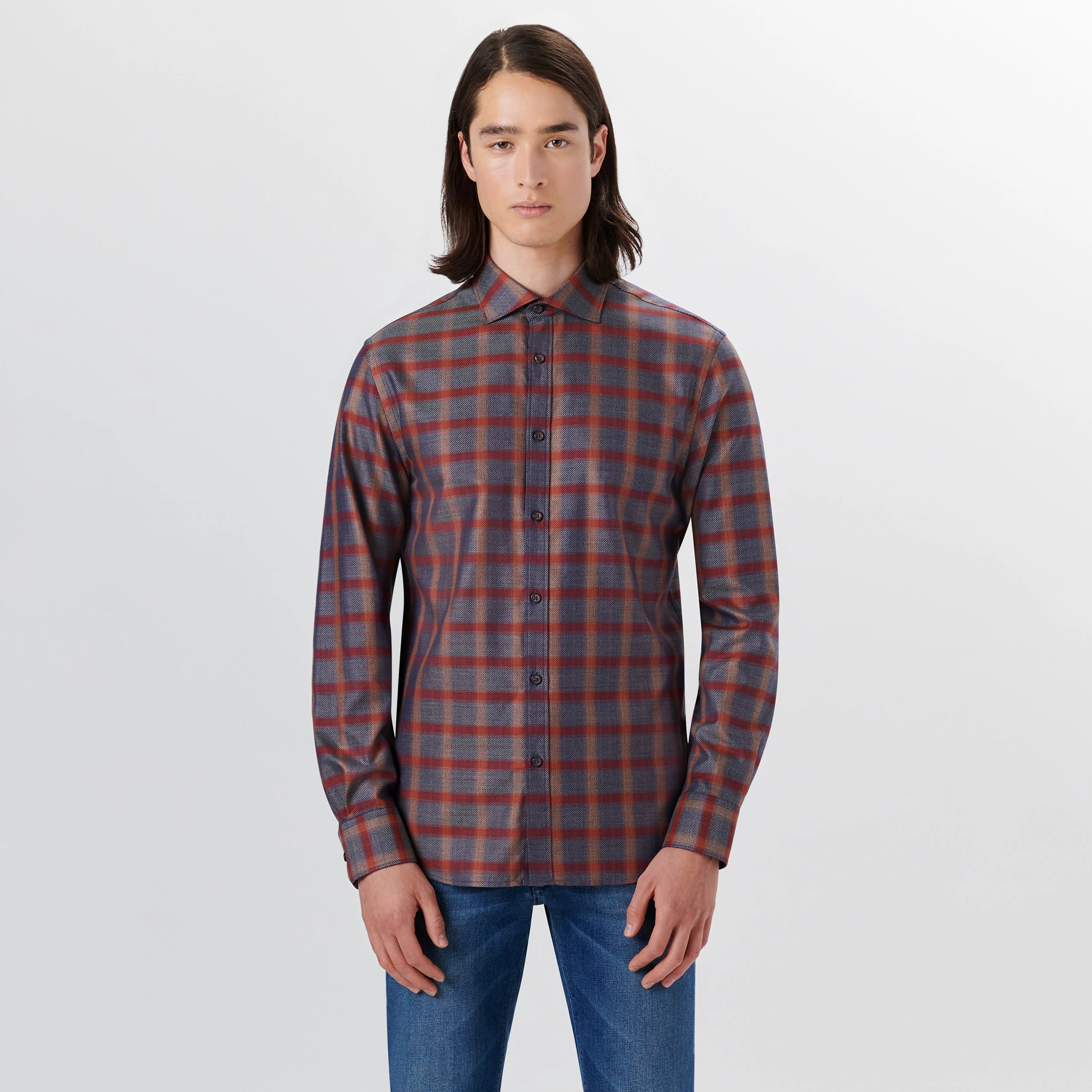 AXEL Windowpane Check Shirt