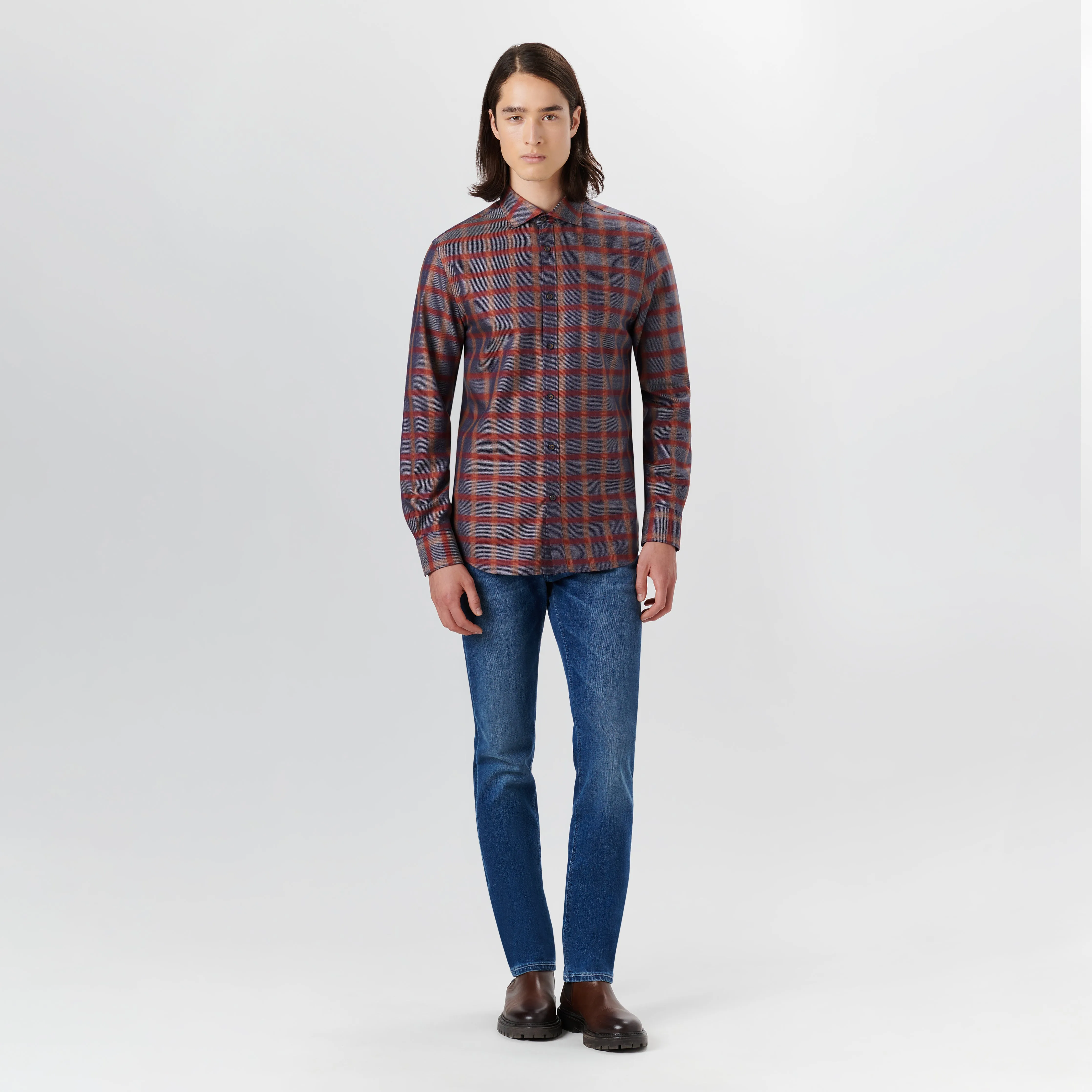 AXEL Windowpane Check Shirt
