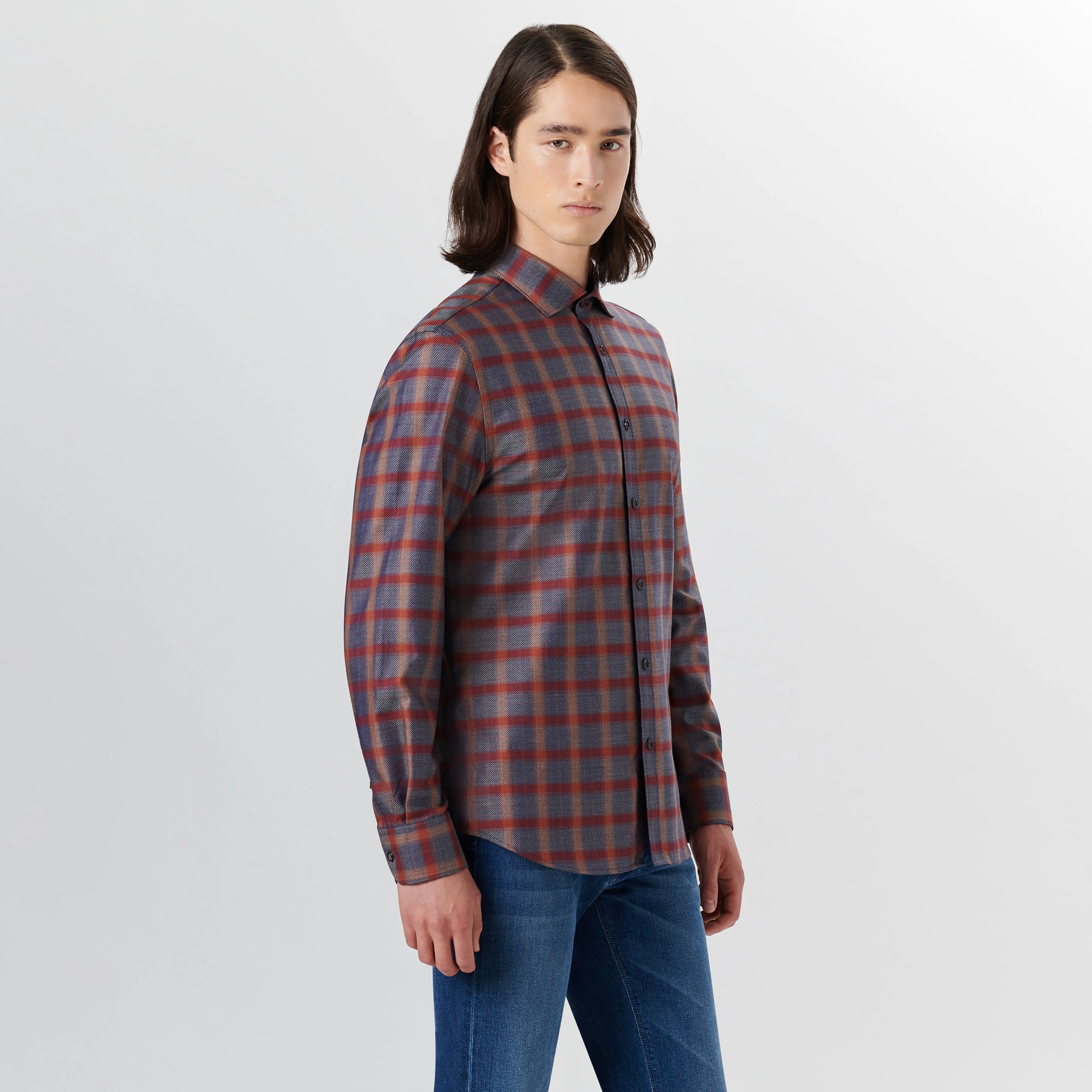 AXEL Windowpane Check Shirt