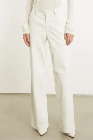 Baggy Lowrise Trousers | White
