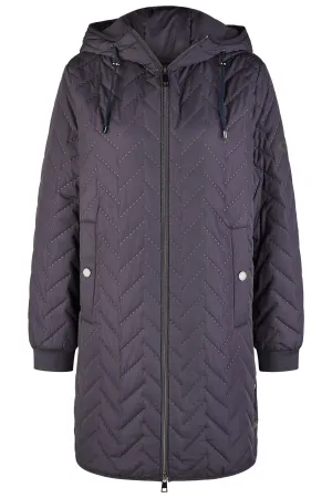 Barbara Lebek Quilted Jacket with Hood