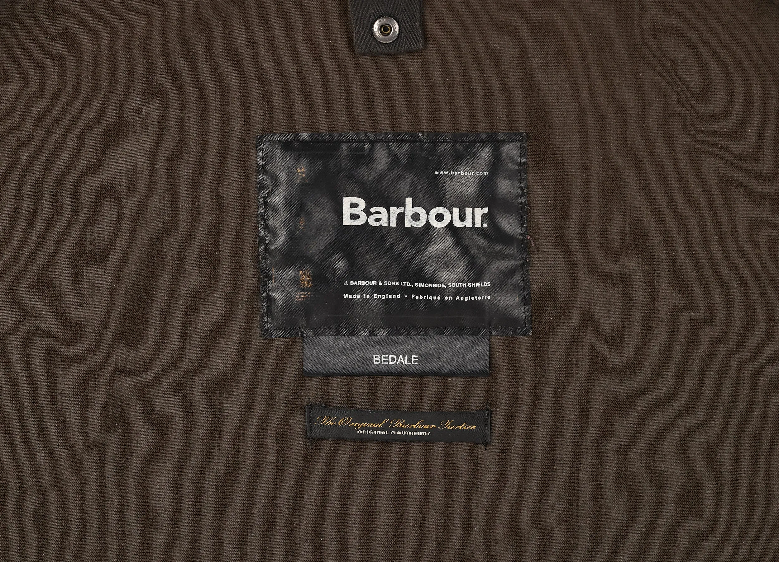 Barbour Bedale Tartan Check Wax Jacket  - Green - XXL