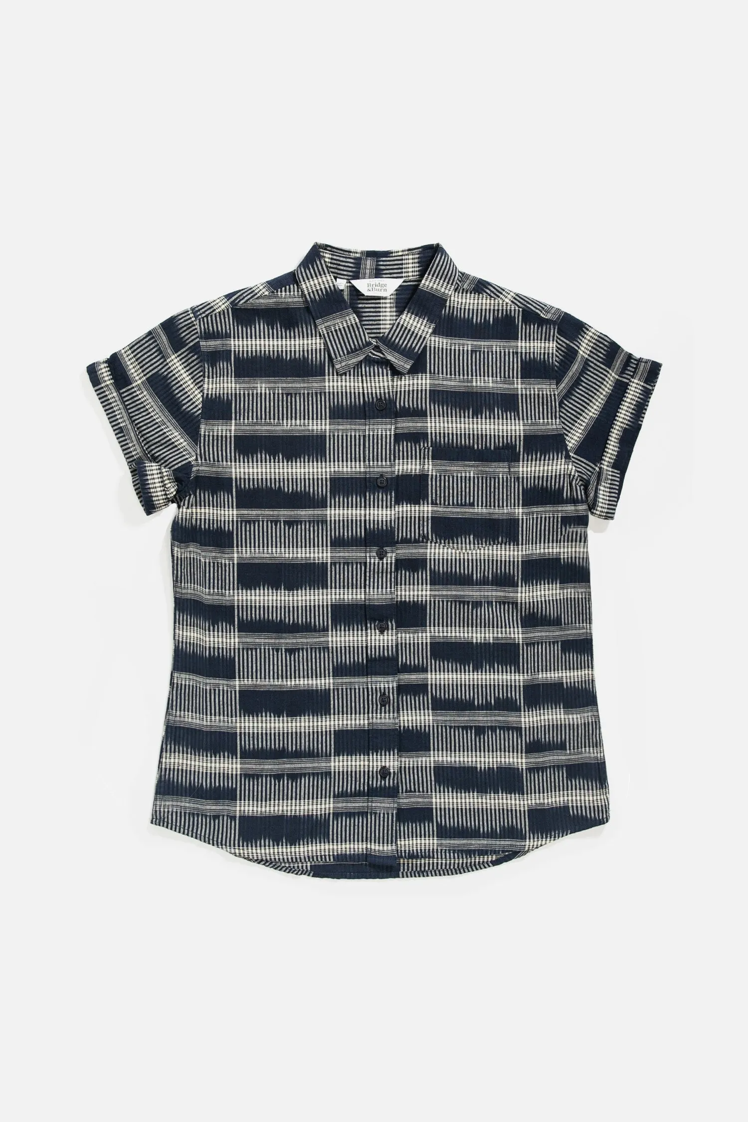 Bea Shirt / Ikat Plaid (old)