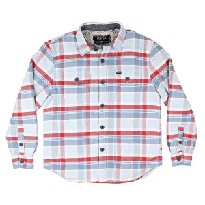 Big Sky Plaid Shirt Jacket with Sherpa Lining