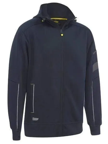 Bisley Zip-front Work Fleece Hoodie BK6925