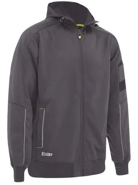 Bisley Zip-front Work Fleece Hoodie BK6925