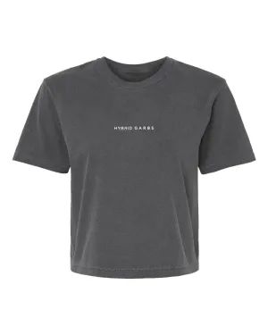 Black Basics Crop T-shirt