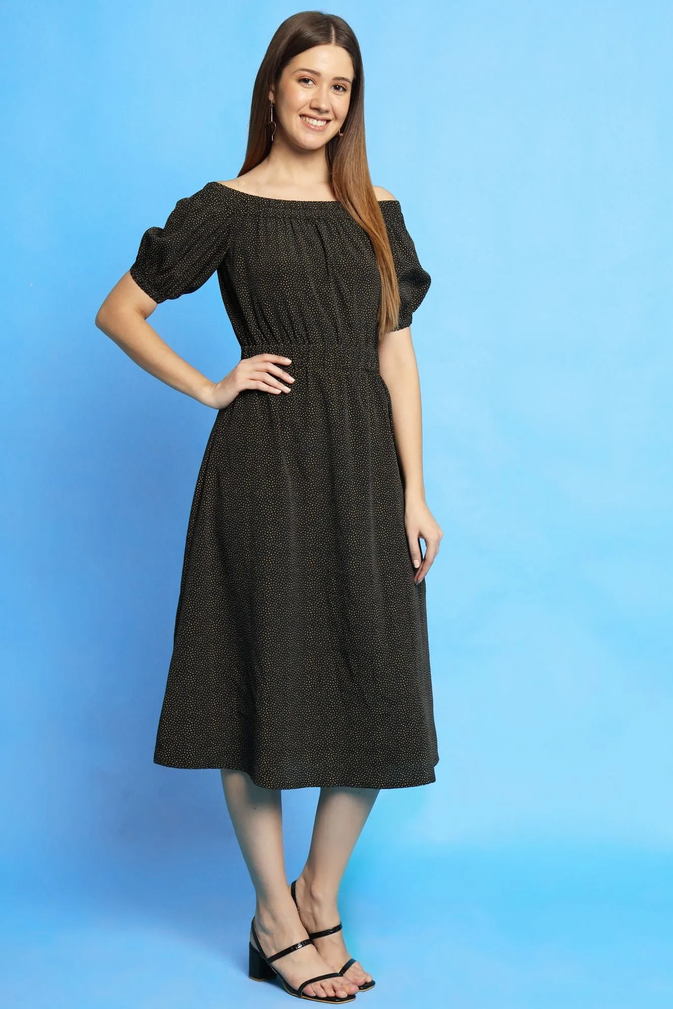 Black Off-Shoulder Dress