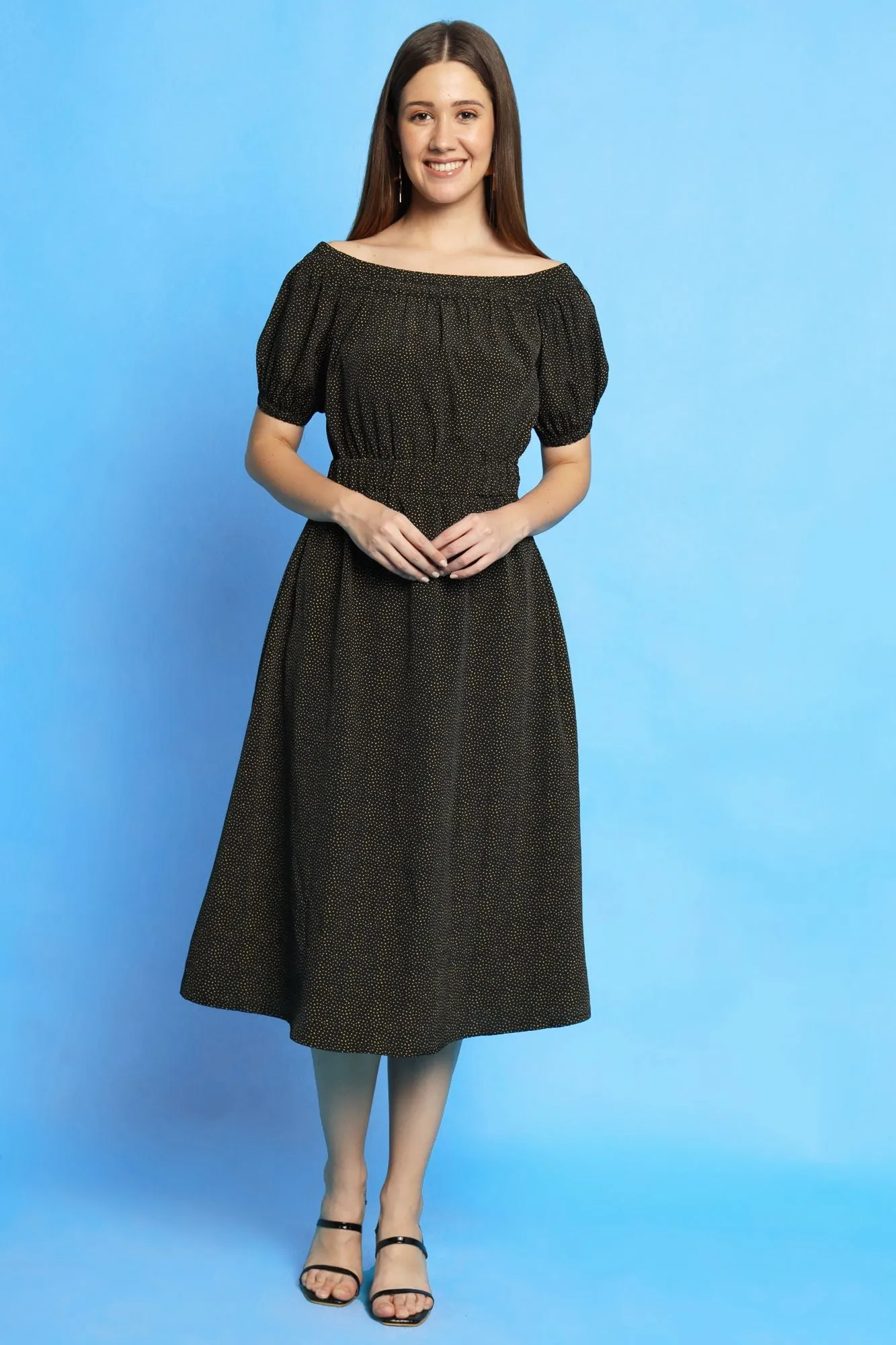 Black Off-Shoulder Dress
