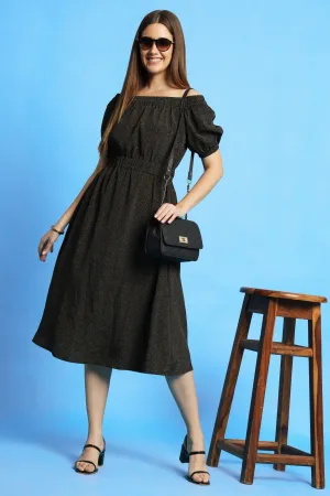 Black Off-Shoulder Dress