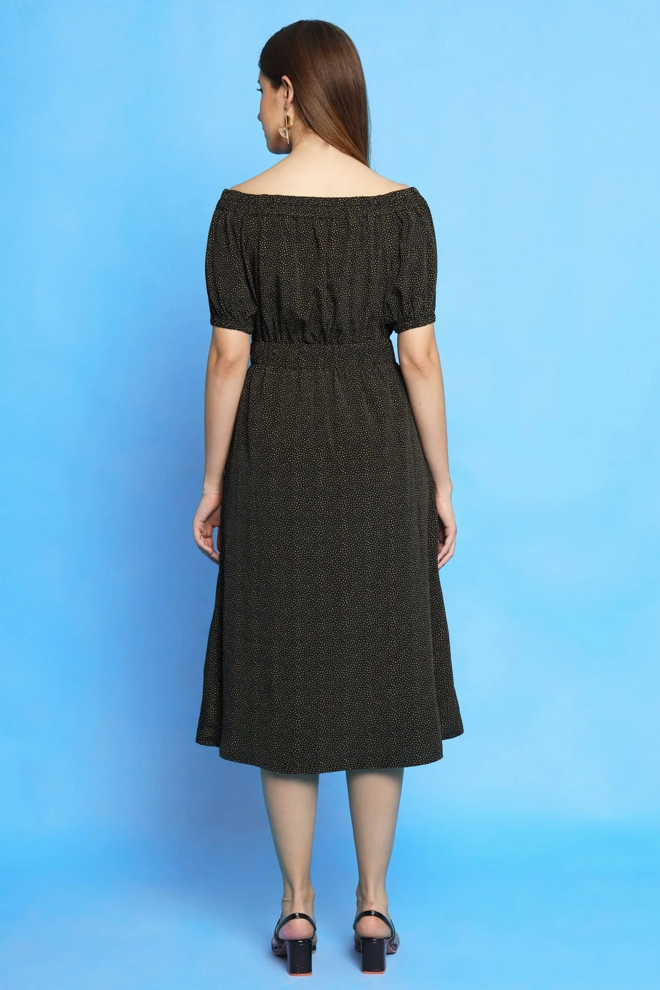 Black Off-Shoulder Dress