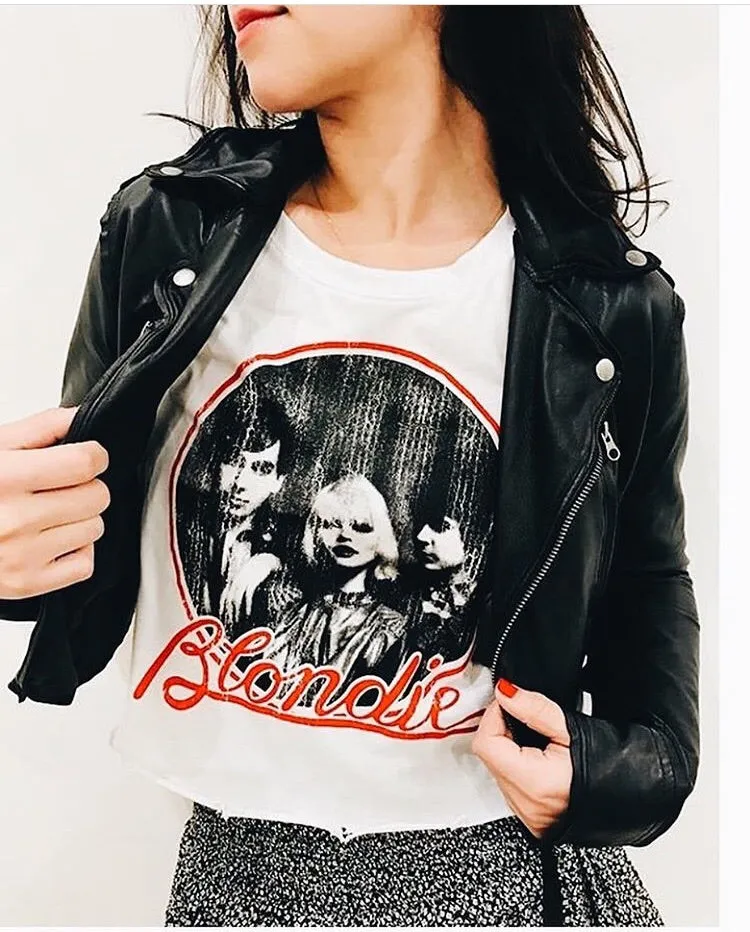 Blondie Cropped Concert Tee