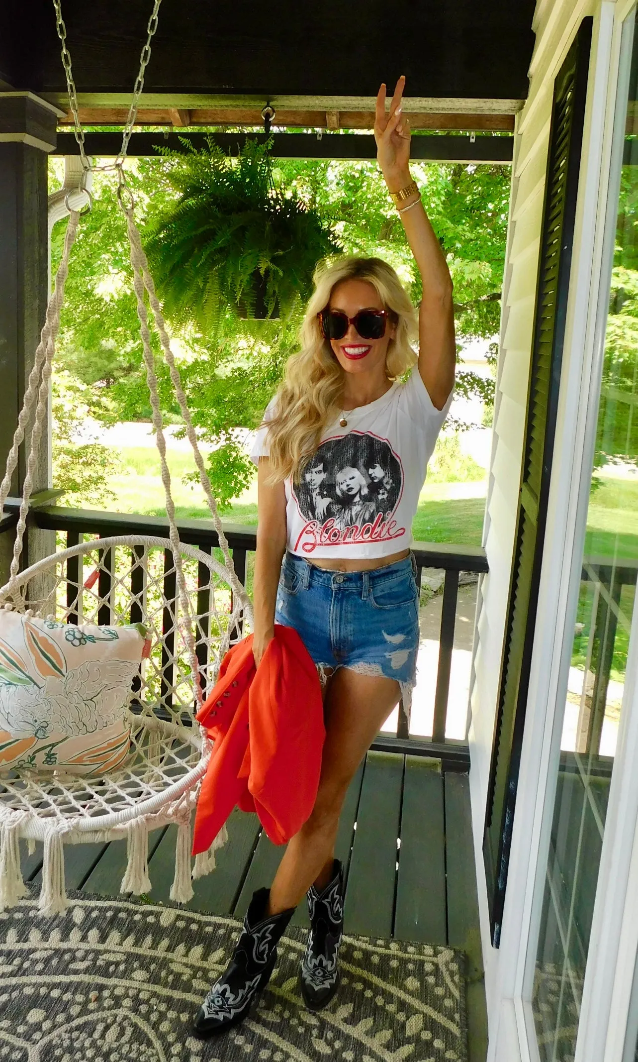 Blondie Cropped Concert Tee