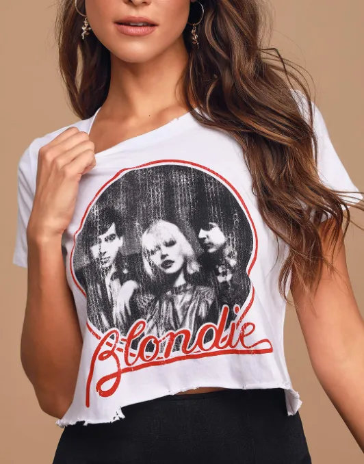 Blondie Cropped Concert Tee