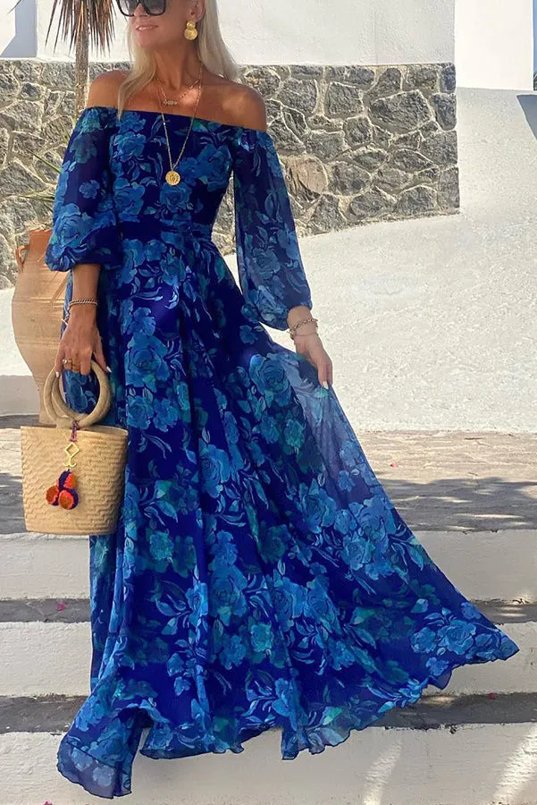 Brianna | Classy Off-shoulder Maxi Dress