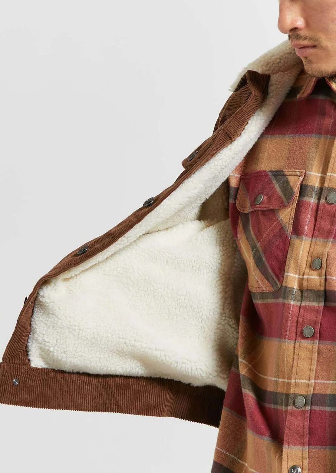 Brixton Men's Cable Lined Trucker Jacket
