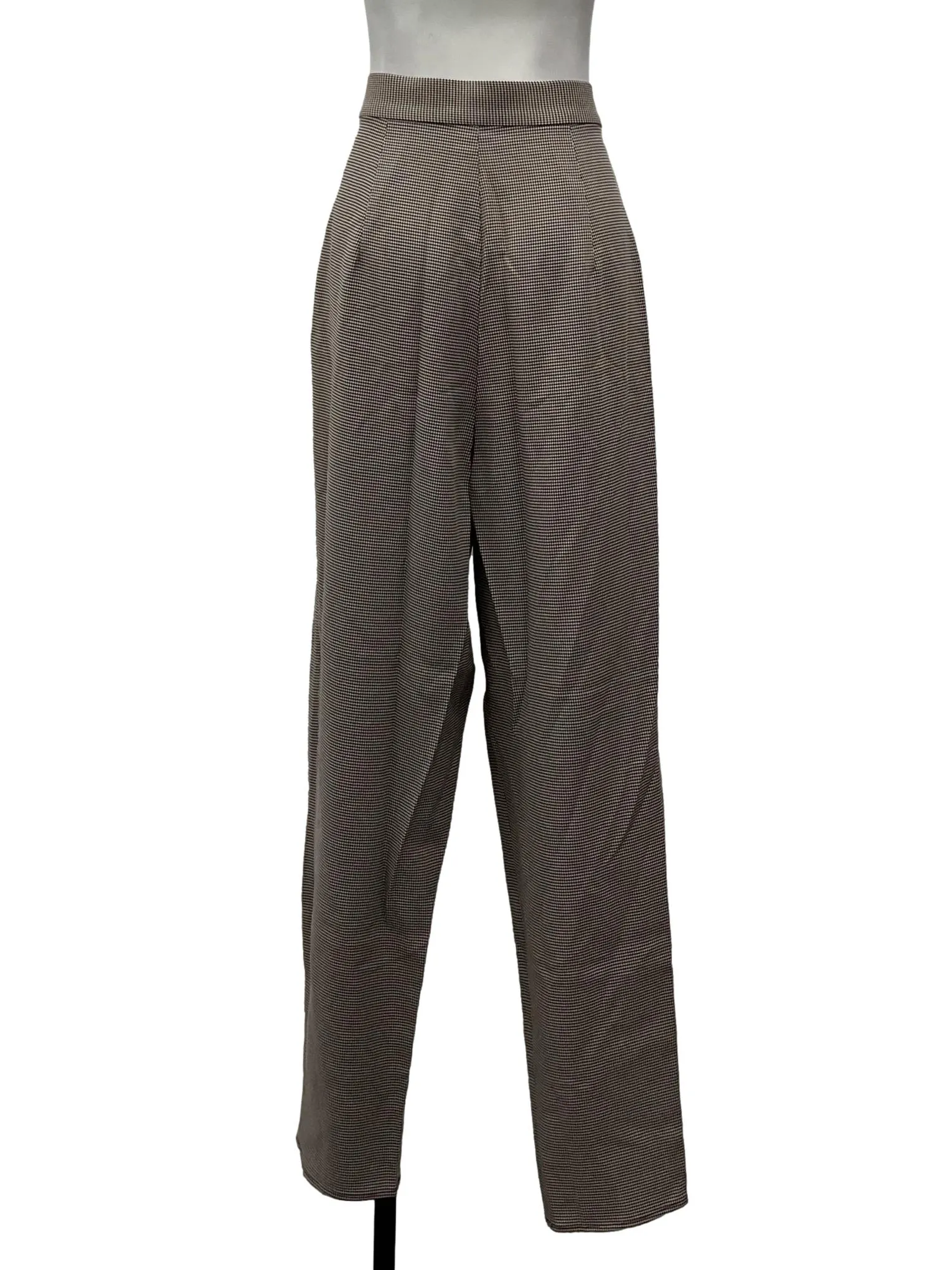 Brown Houndstooth Trousers
