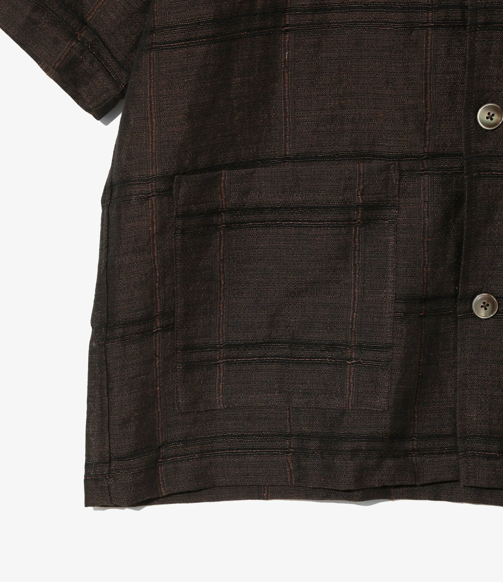 Cabana Shirt - Plaid Jacquard