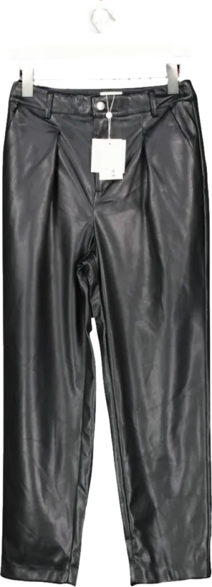 CAMI NYC Black Anja Vegan Leather Pant UK 6