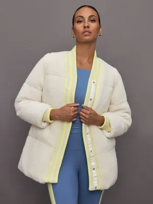 Carbon38 | Sherpa Puffer Jacket | Natural Sherpa