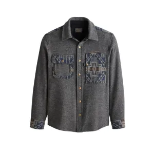 Centennial Harding Shirt Oxford Mix/ Tan Mix Twill
