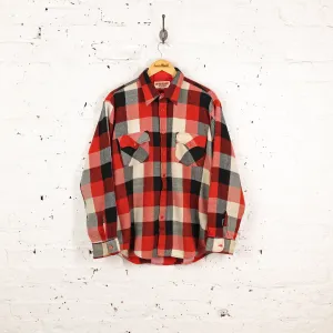 Check Plaid Shirt - Red - L