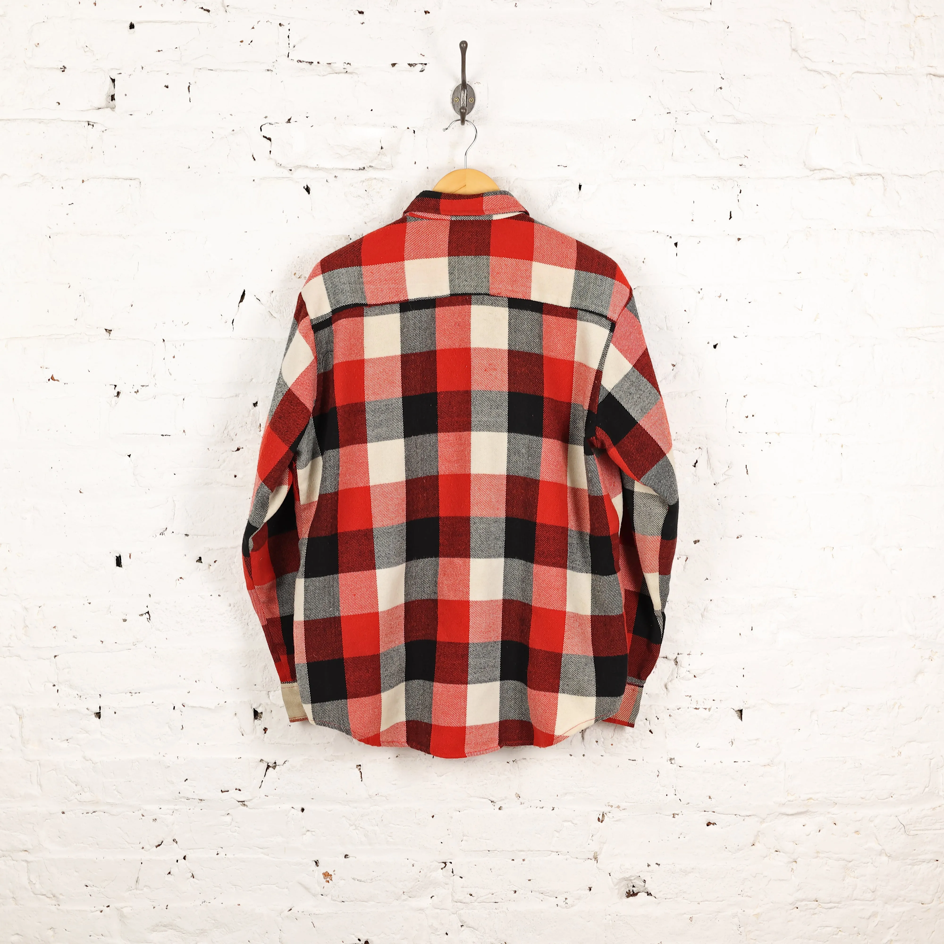 Check Plaid Shirt - Red - L