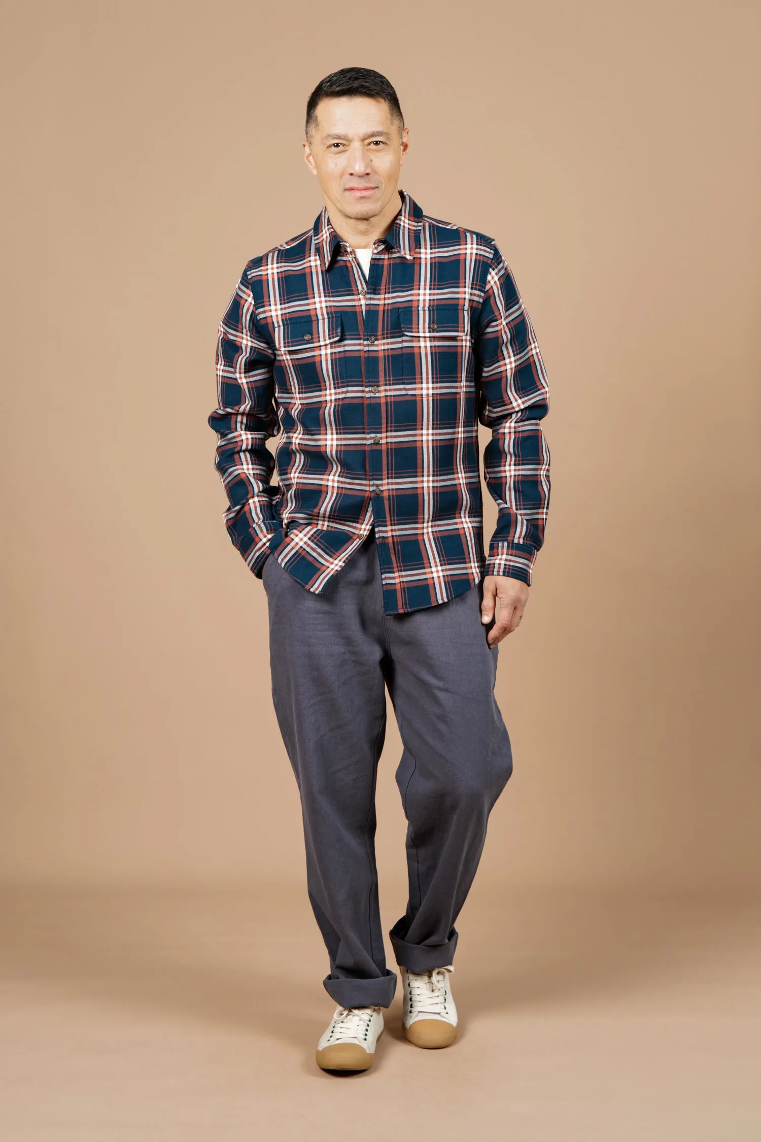Cole Slim Shirt / Timber Blanket Plaid