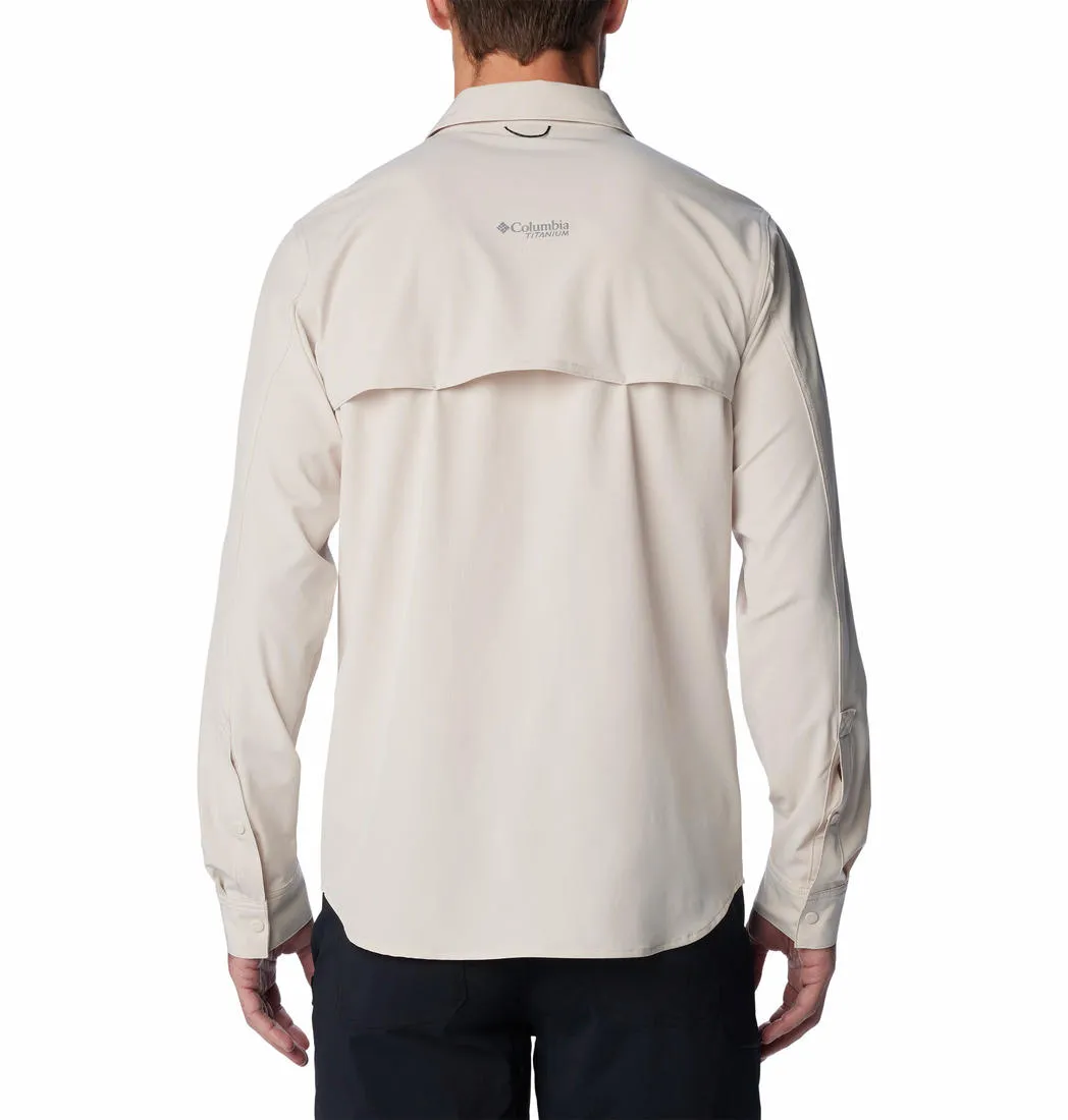 Columbia Men Beige Columbia Men Summit Valley Woven Long Sleeve Shirt