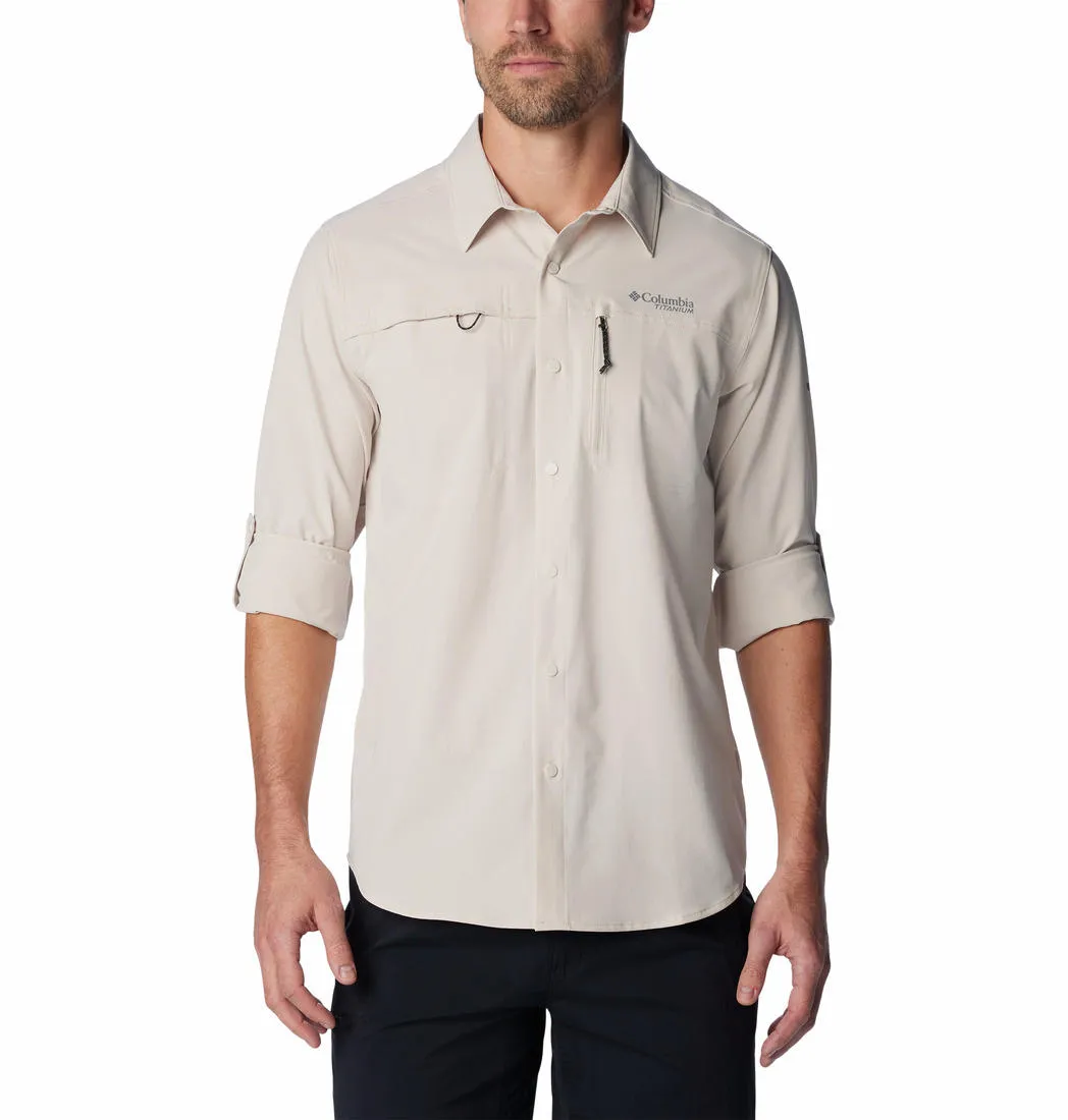 Columbia Men Beige Columbia Men Summit Valley Woven Long Sleeve Shirt
