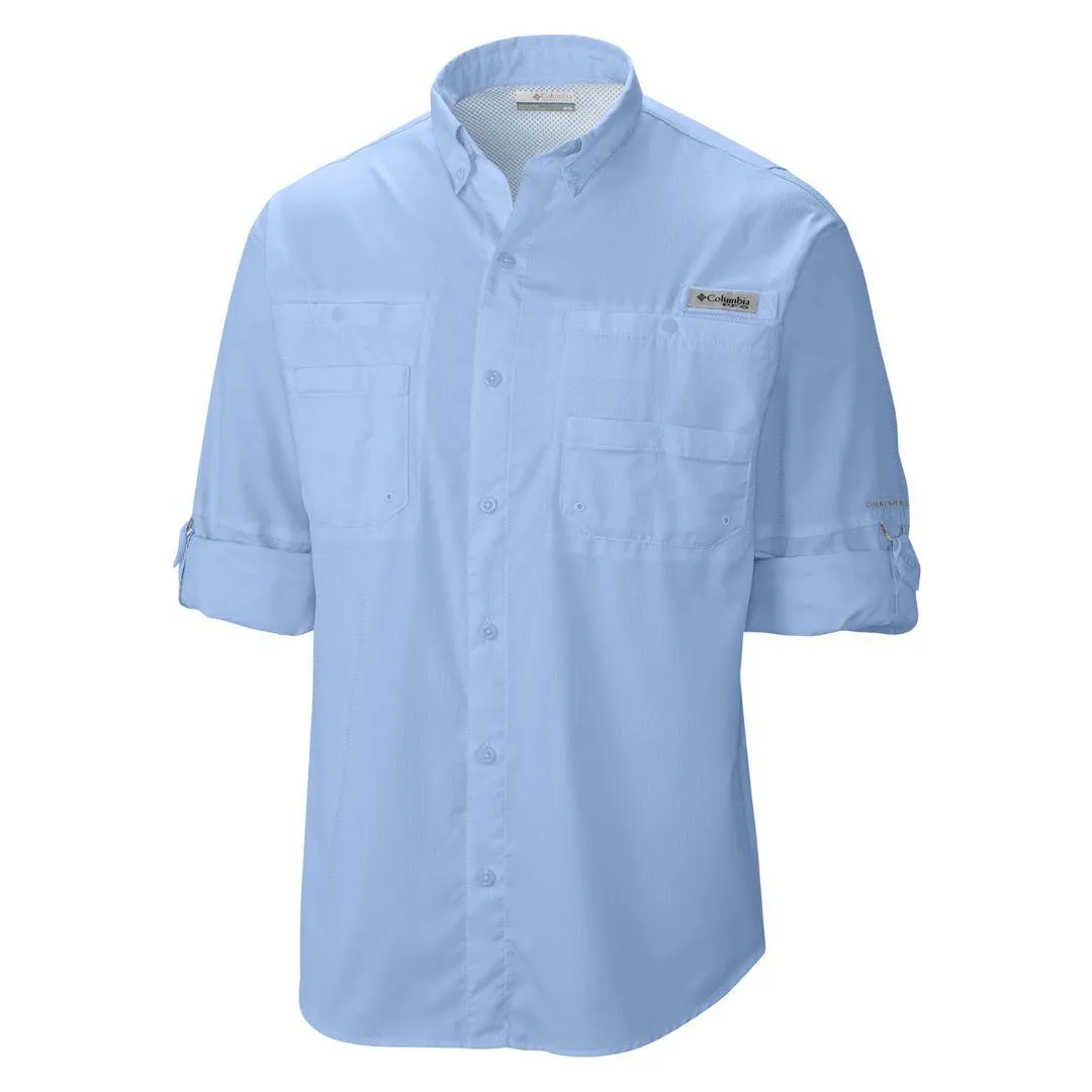 Columbia Men Blue Tamiami II Long Sleeve Shirt